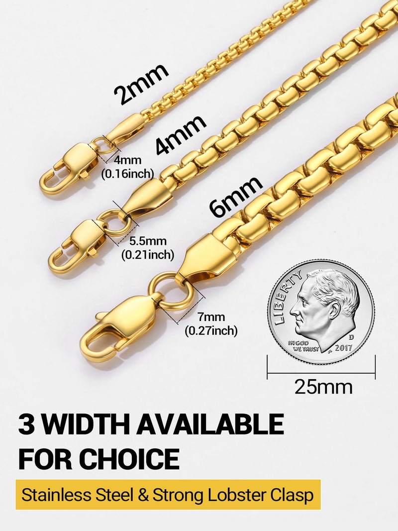 PROSTEEL Necklace Mens Chains 20inch Stainless Steel Chain For Men Chain Thick Chain Necklace - Image 4